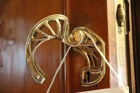 Door handles in the Gostinaya
