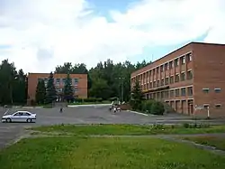 Central square in the town