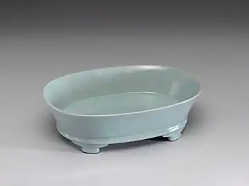 The Narcissus Basin with Light Bluish-green Glaze, Ru ware, c. 1086 – c. 1106.