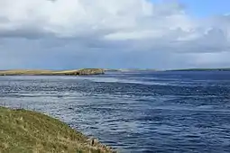 Cantick Sound, from South Walls, with Switha beyond