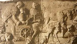 Roman imperial era mobile field artillery (carroballistae)