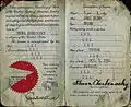 1934 US passport issued to 23-year-old Shura Cherkassky