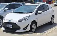 Second facelift Prius c