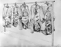 Zdeněk Beran, Study for the object Men's Rack, Rehabilitation Department of Dr.Dr. (1970)