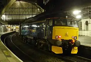 57603 in Great Western Railway livery with the Night Riviera at Paddington