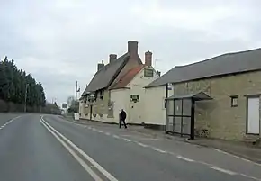 A508 passes The White Hart Public House (geograph 3345421).jpg