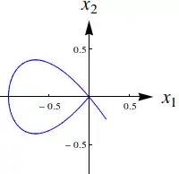 Not a homeomorphism onto its image