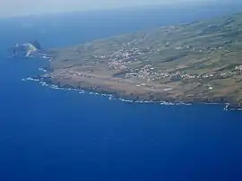 The International Airport in Castelo Branco and view of the urbanized settlement