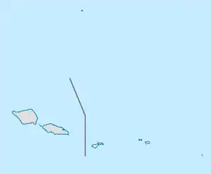 Fa'ilolo is located in American Samoa