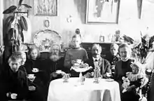 Image 47Family in Söderhamn, Sweden, seated for fika (c. 1916) (from Coffee culture)