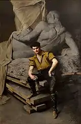 Portrait of Sculptor George Grey Barnard in His Atelier (1890), State Museum of Pennsylvania