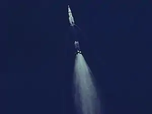 Apollo 11 S-IC separation.