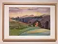 Baud, Marcelle. The Auvergne Countryside 1. Watercolour. Traits d'Egypte: Marcelle Baud (1890-1987), Musée Bargoin.