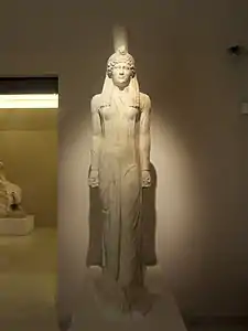 Egyptian-style statue
