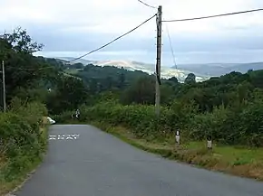 B4518 road near Pennant - geograph.org.uk - 217752.jpg