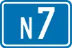 National Route 7 shield}}