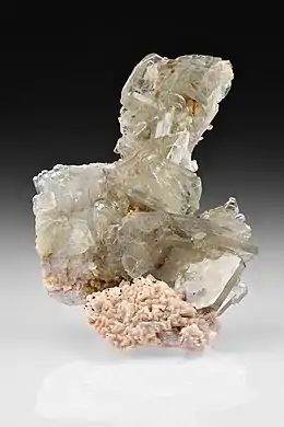 Image 57Baryte, by Iifar (from Wikipedia:Featured pictures/Sciences/Geology)