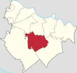 Location within Jinnan District