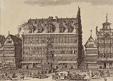 The King's House in Brussels, designed by Antoon II Keldermans&nbsp;[nl] in 1514