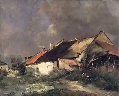 Vollon was also an accomplished painter of landscapes, here Brooklyn Museum's After the Storm (c. 1877)