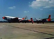 Aircraft at the Redstone Army Airfield in Huntsville