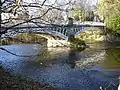 Caerhowel Bridge over the Severn at Brynderwen, Abermule. By Thomas Penson 1858