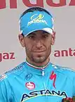 A photograph of Vincenzo Nibali