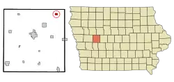 Location of Lanesboro, Iowa