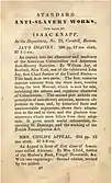 Catalog of anti-slavery publications sold by Isaac Knapp, p. 1