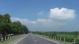 Chittagong Bypass, connects Port of Chittagong with Dhaka–Chittagong Highway, through Patenga