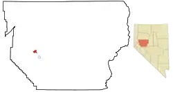 Location of Fallon and Churchill County, Nevada