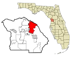 Location in Citrus County and the state of Florida