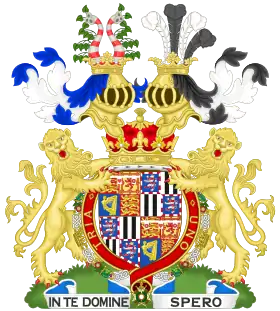 Coat of arms of Alexander Mountbatten, Marquess of Carisbrooke