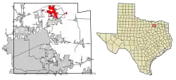 Location of Anna in Collin County, Texas