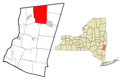 Location of Chatham, New York