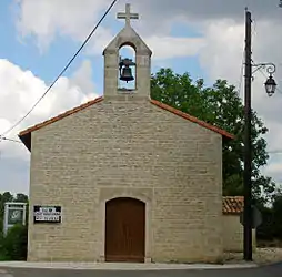 The church in Crézières