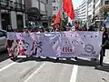 CIG in the International Workers' Day in Santiago de Compostela.