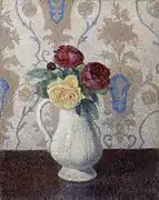 Bouquet de Roses Dans un Vase, c.&nbsp;1885