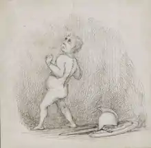 Commodore Nutt as Ajax defying the thunder, 1864