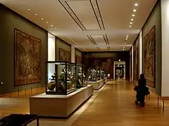 First-floor decorative arts section designed by Jean-Michel Wilmotte