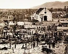 Damage in Petit-Trou-de-Nippes following Hurricane Flora, this village was 85% destroyed.