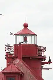 Closeup of the tower