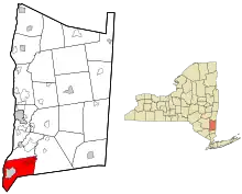 Location of Fishkill, New York