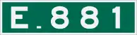 E881 shield}}