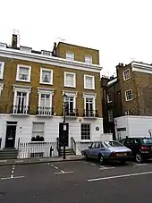 exterior of large terrace house