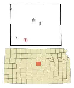 Location within County and Kansas