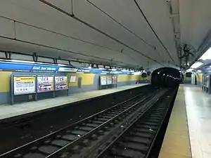 General San Martín station interior