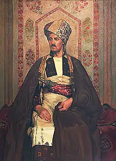 Henri Fliche in the costume of Mascate'&quot;. 1927