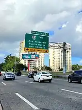 PR-18 north near exits 1A-B-C to PR-23