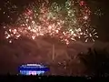 New Year fireworks at Kim Il Sung Square, January 2017.